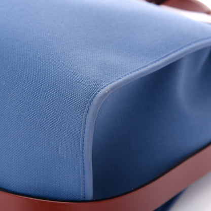 Hermes Toile Vache Hunter Herbag Zip 39 MM Bleu Orage Rouge H 13 of 16