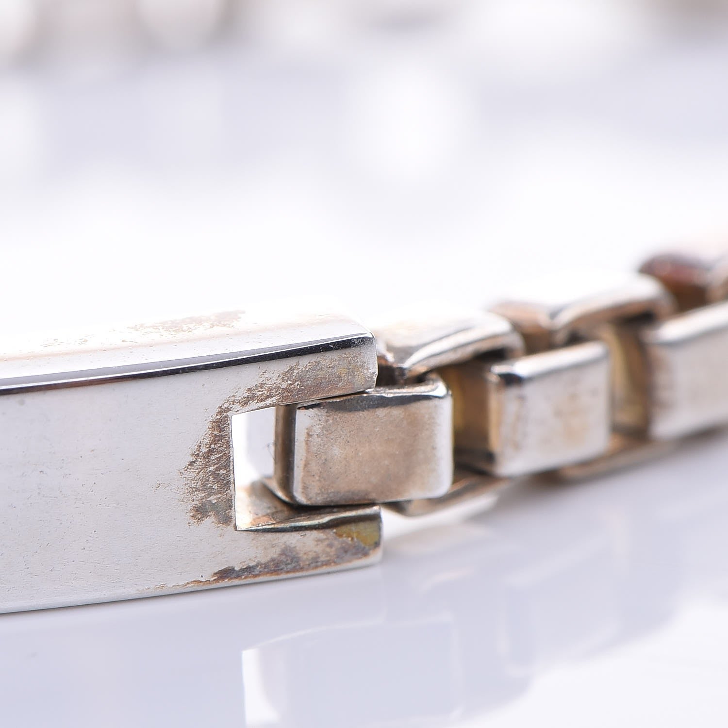 Tiffany Sterling Silver Venetian Link ID Bracelet 6 of 8