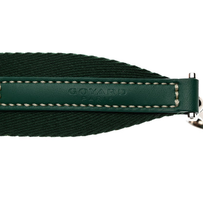 Goyard Canvas Calfskin Adjustable Shoulder Strap Green 3 of 6