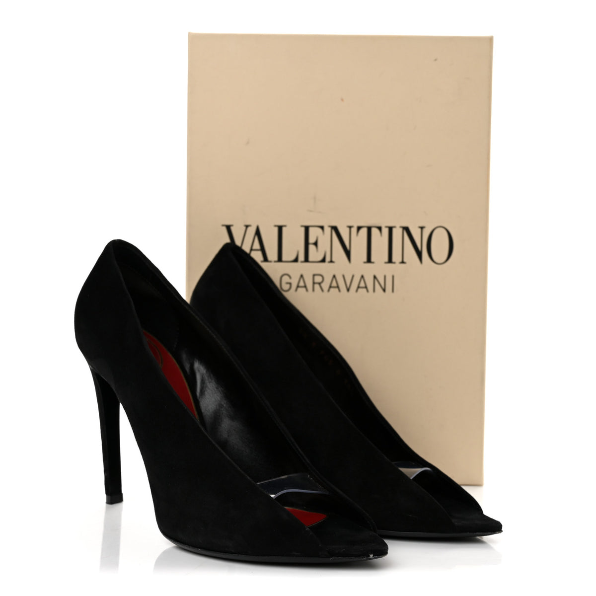 Valentino Garavani Suede Révélé 105mm Pumps 38.5 Black 13 of 13
