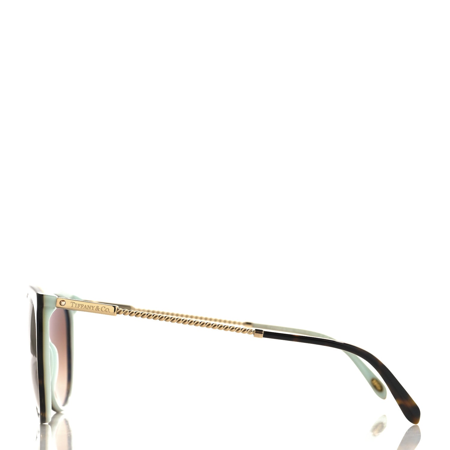 Tiffany Acetate Metal TF4087-B Sunglasses Brown Blue 3 of 7