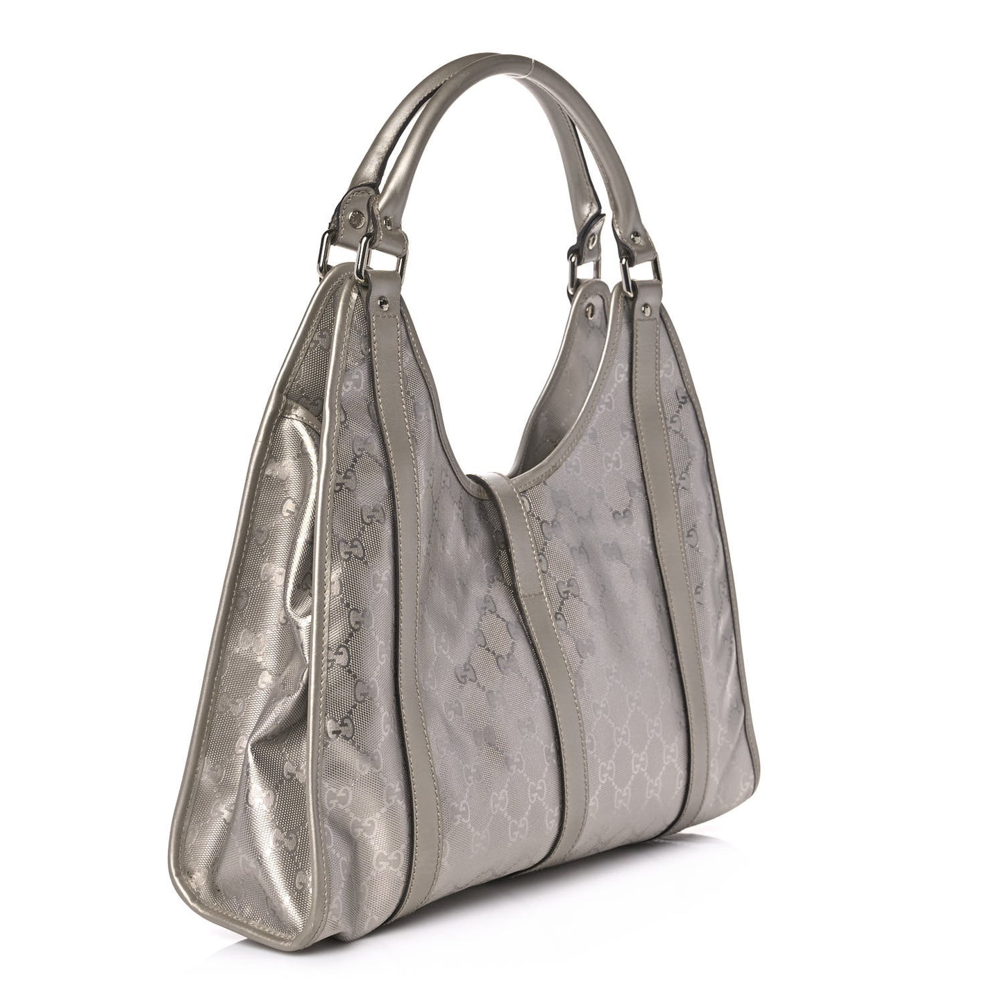 Imprime Monogram Medium Joy Shoulder Bag Silver