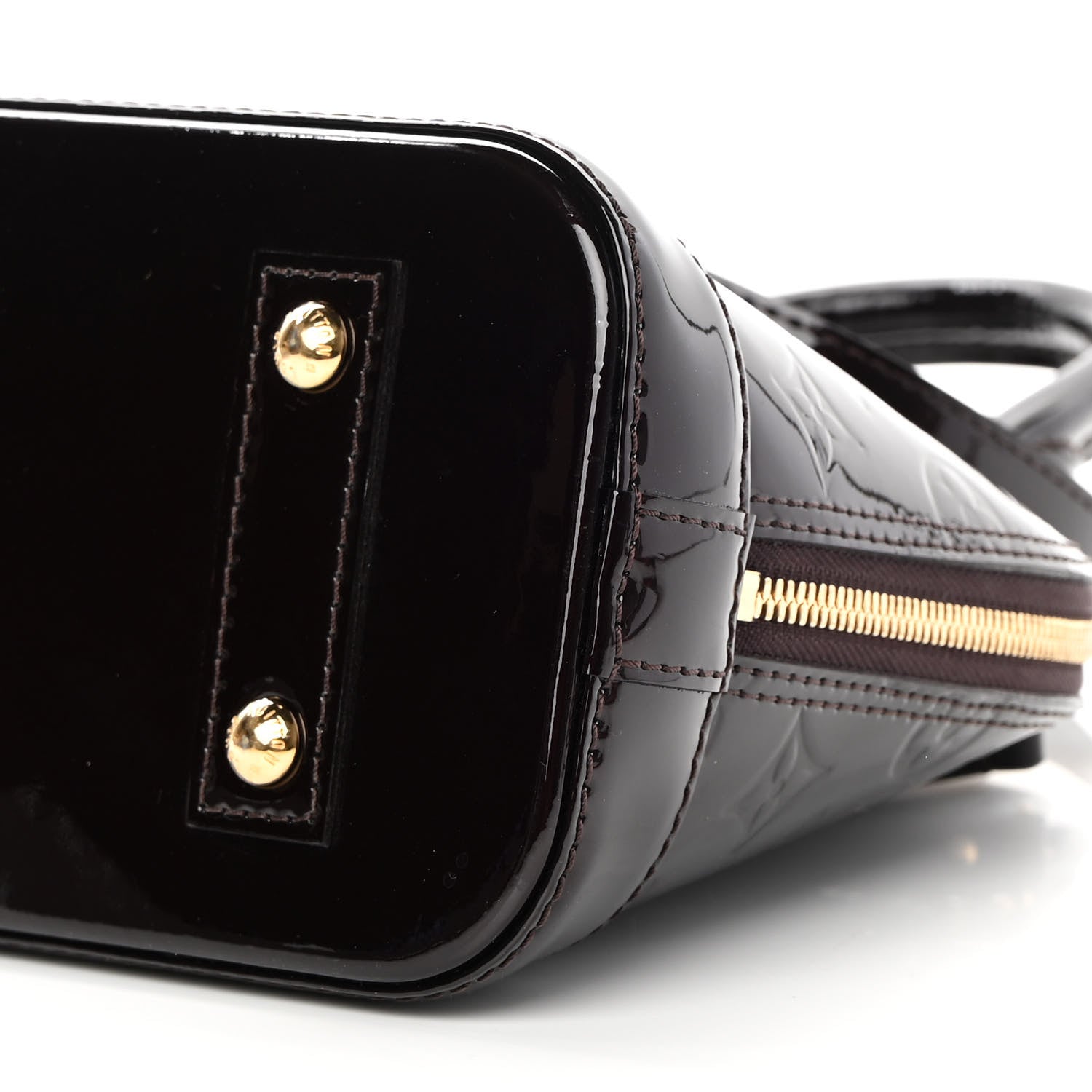 Louis Vuitton Vernis Alma BB Amarante 10 of 14