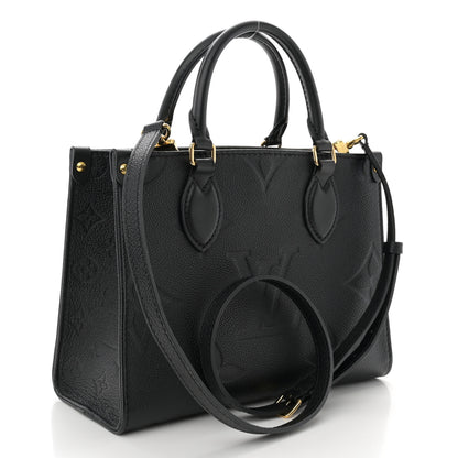 Louis Vuitton Empreinte Monogram Giant Onthego PM Black 3 of 9