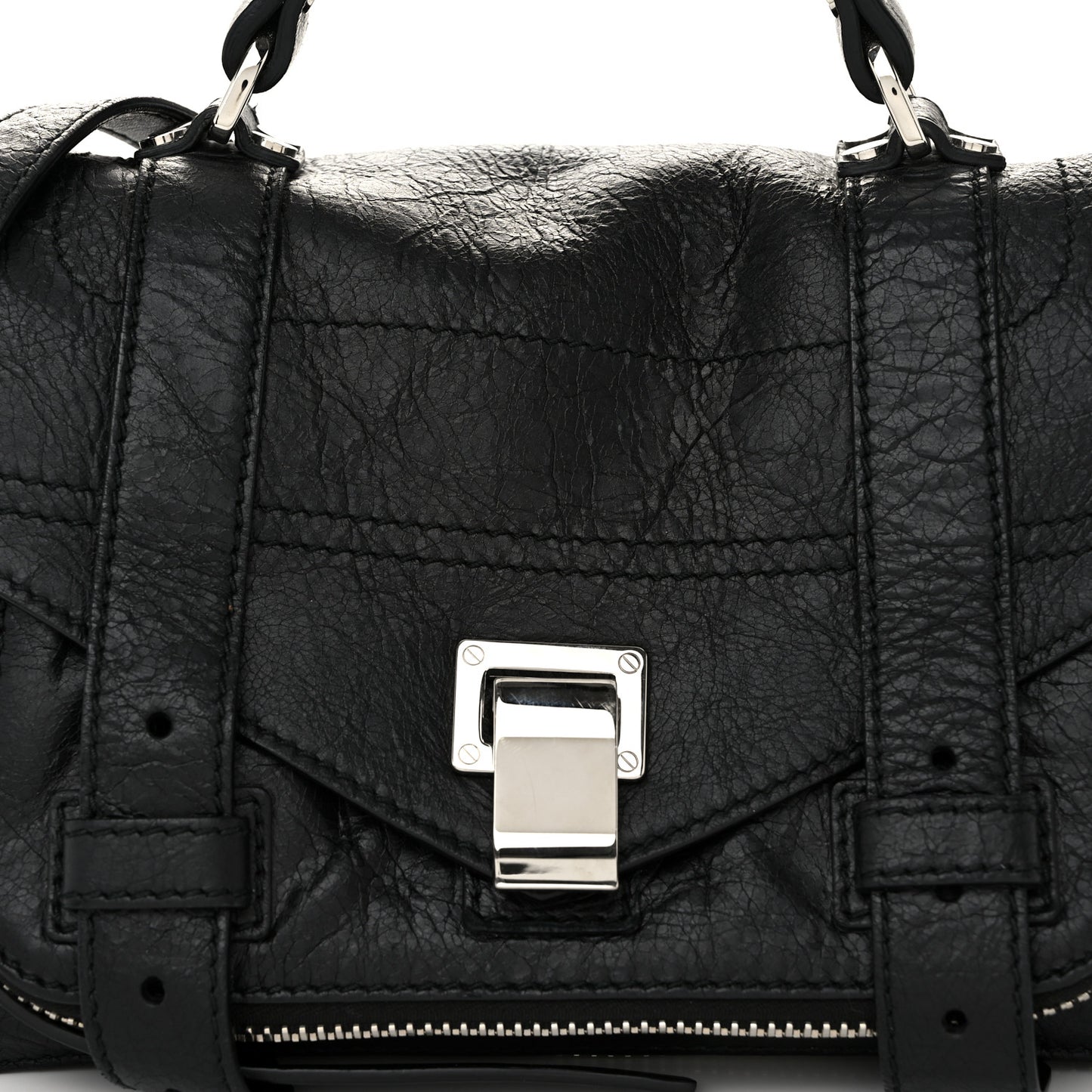 Lambskin Tiny PS1 Satchel Black
