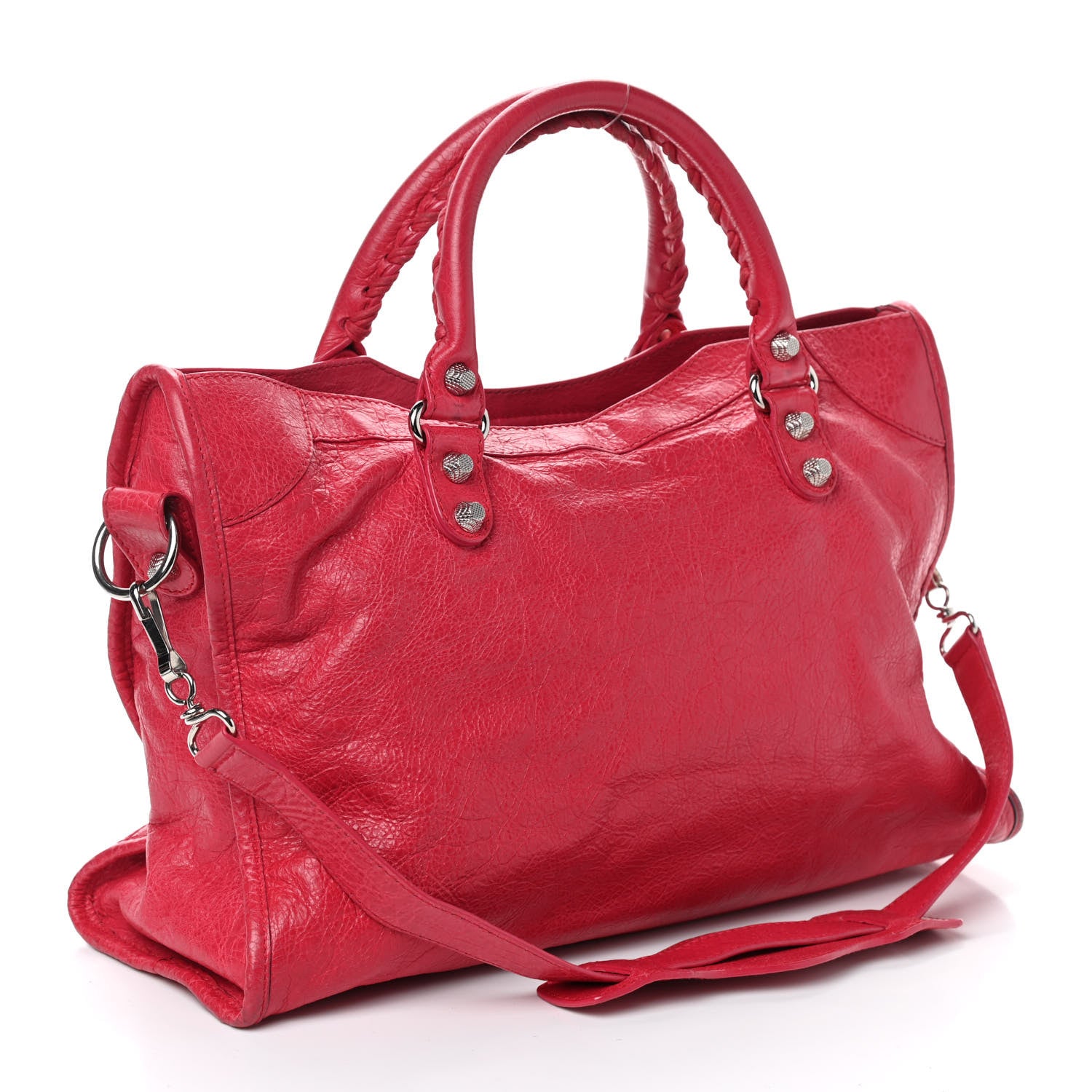 Balenciaga Agneau Giant 12 Silver Hardware City Rose Thulian 3 of 9