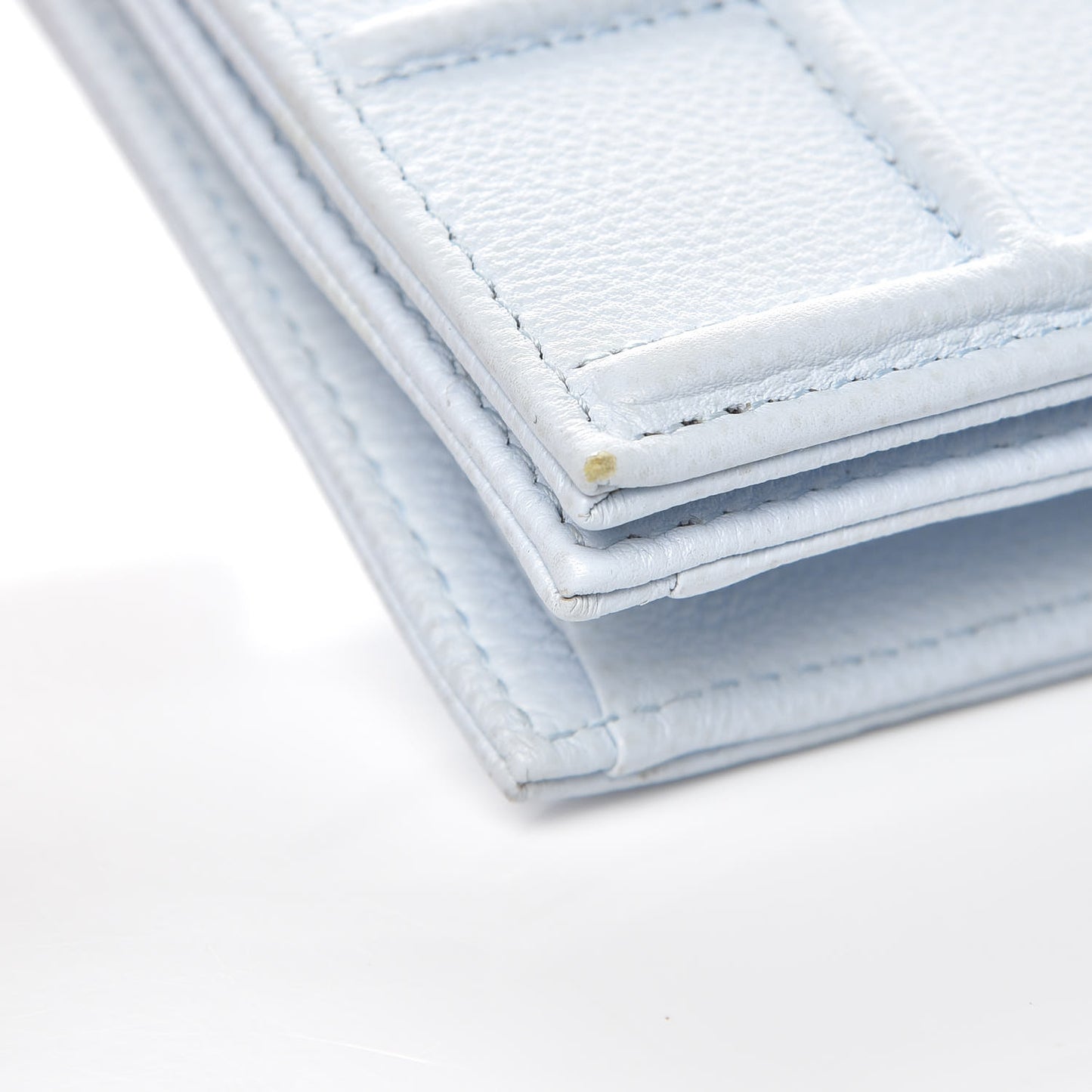 Grained Calfskin Diorama Pochette Sky Light