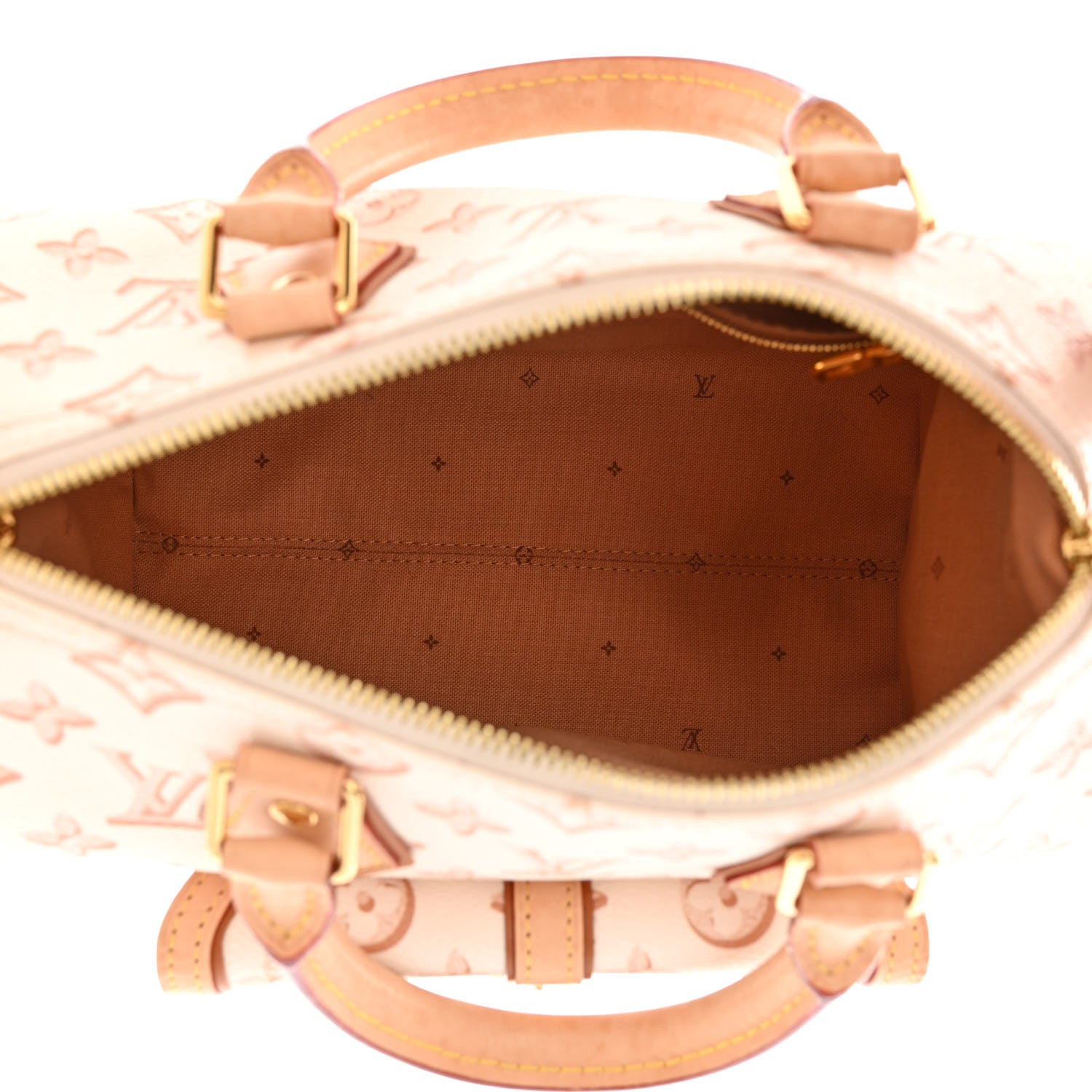 Louis Vuitton Monogram Fall for You Speedy Bandouliere 25 Beige Clair 5 of 10