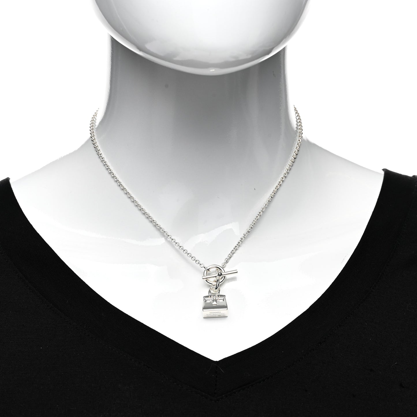 Sterling Silver Birkin Amulette Pendant Necklace