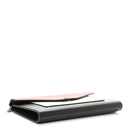 Celine Shiny Calfskin Clutch on a Chain Multicolor 3 of 11