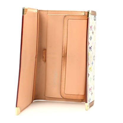 Louis Vuitton Monogram Multicolor Porte Tresor International Wallet White 5 of 8