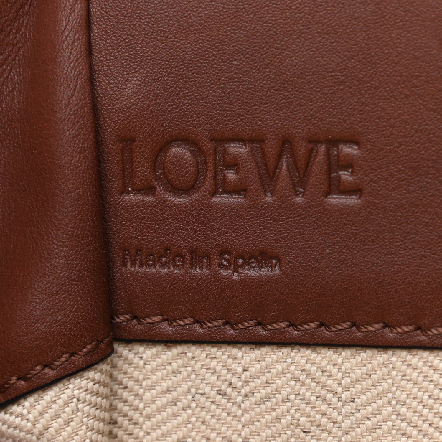 Loewe Calfskin Mini Hammock Shoulder Bag Brunette 6 of 8