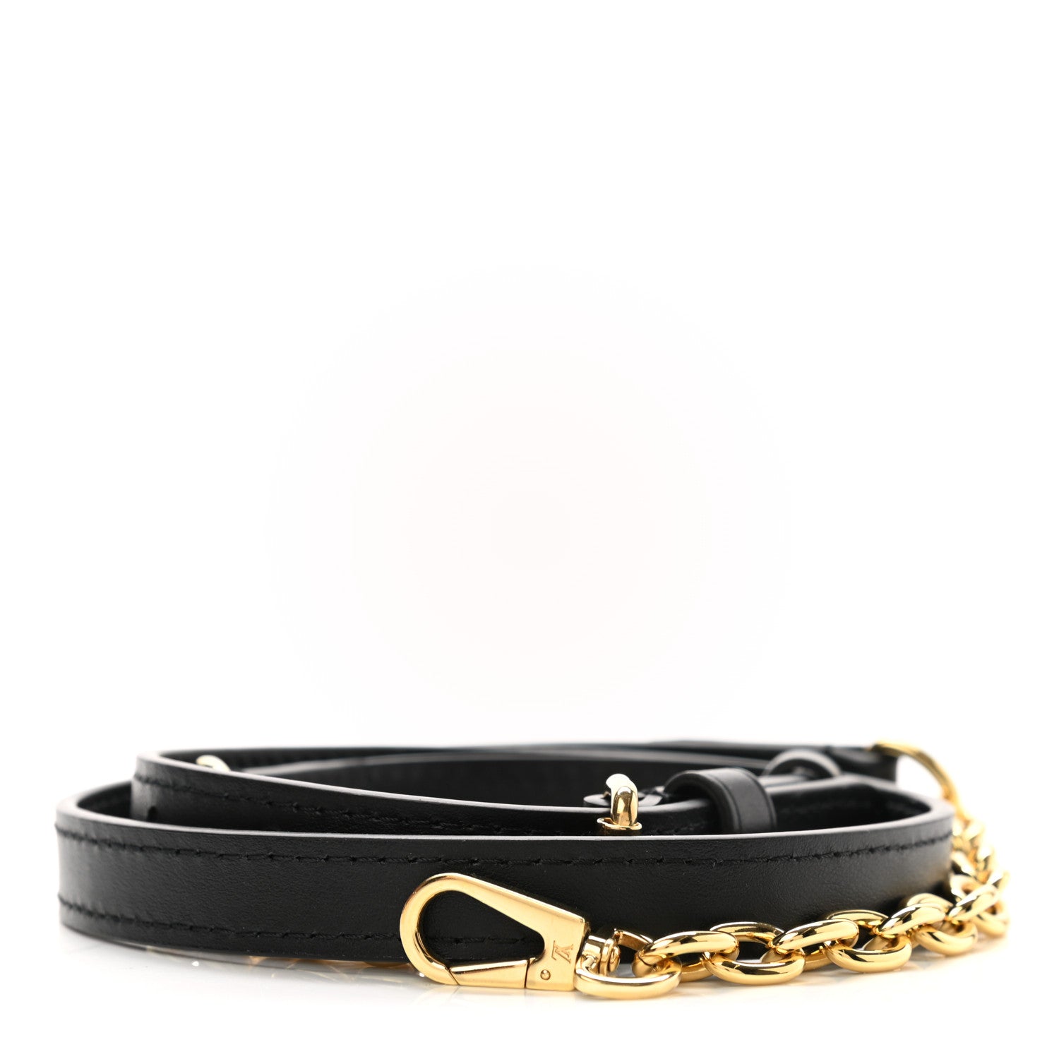 Louis Vuitton Calfskin Speedy Bandouliere 20 Shoulder Strap Black 1 of 4