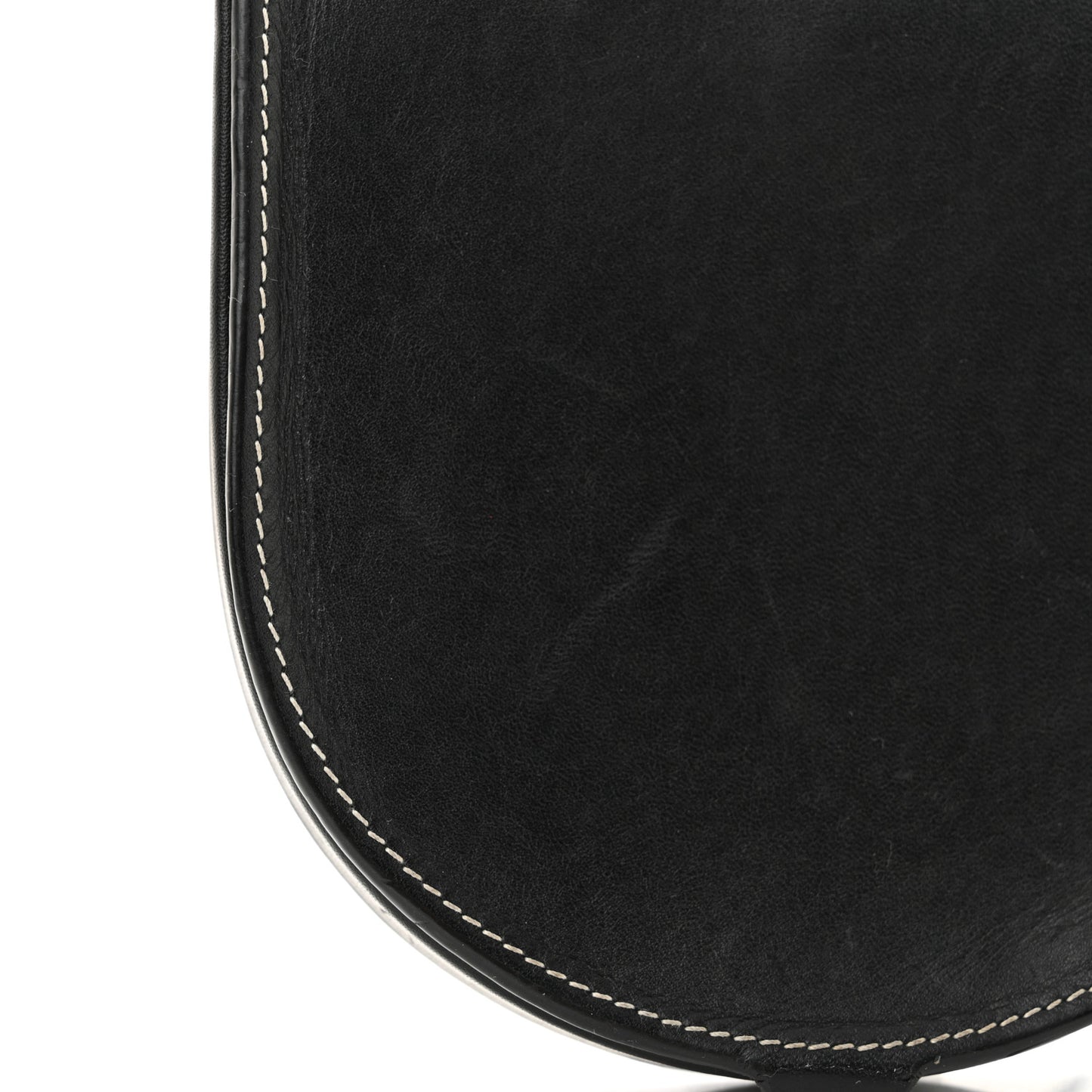 Soft Calfskin Mini Heel Pouch Black