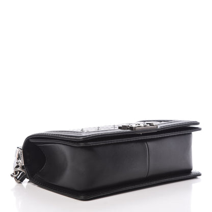 Chanel Calfskin Double Stitch Medium Boy Flap Black 4 of 9