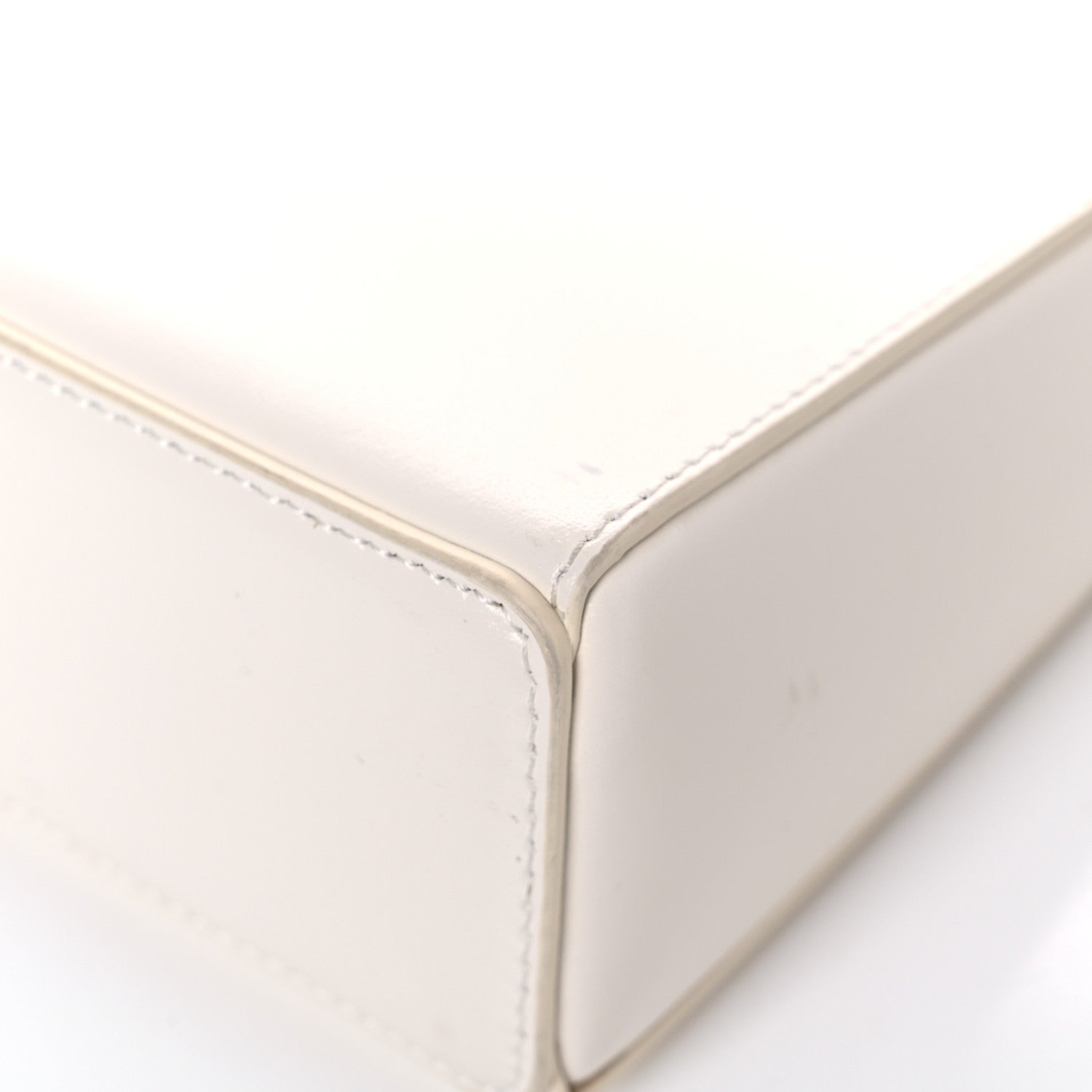 Givenchy Box Calfskin Small Cut Out Shoulder Bag Ivory 10 of 19