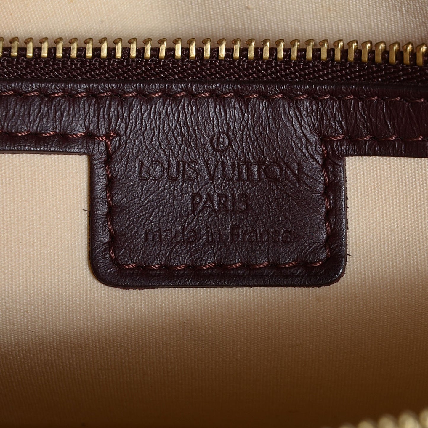 Mini Monogram Alma Long Cherry