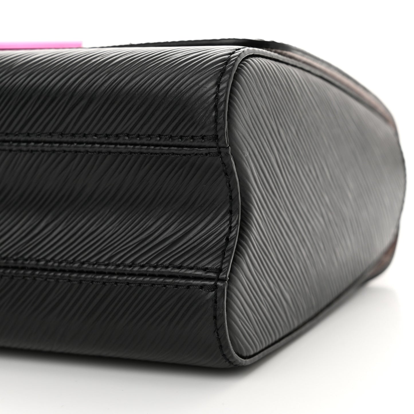 Epi Twist Shoulder Bag MM Black Rose