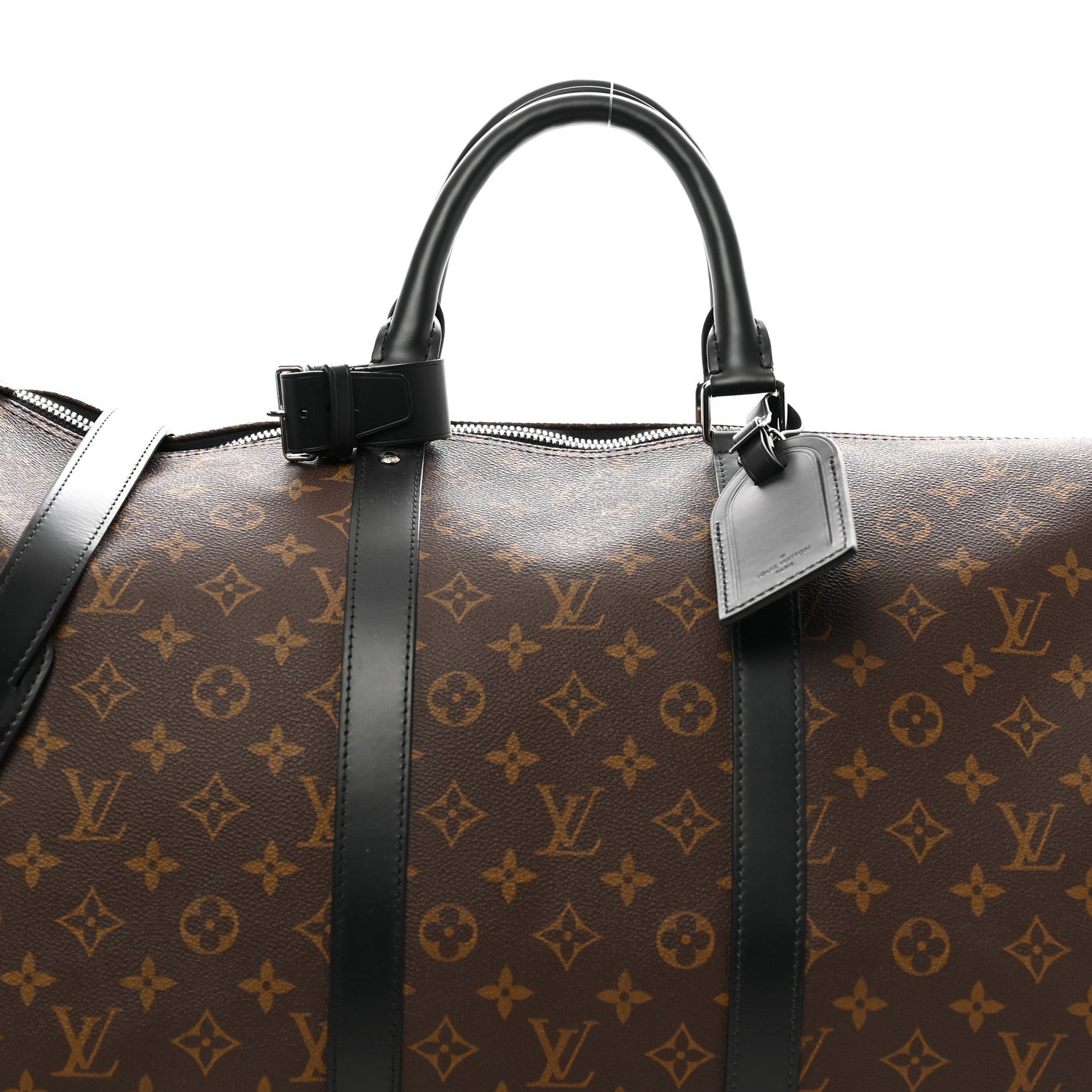 Louis Vuitton Monogram Macassar Keepall Bandouliere 55 6 of 10