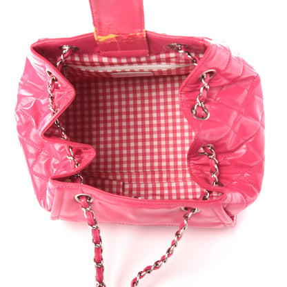 Chanel Vinyl Lipstick Ligne Accordion Tote Pink 5 of 11