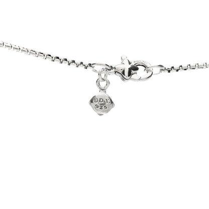 David Yurman Sterling Silver Diamond South Sea Pearl 10mm Solari Pendant Necklace 3 of 3