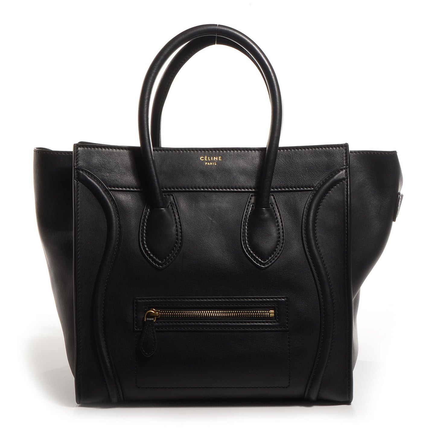 Smooth Calfskin Mini Luggage Black