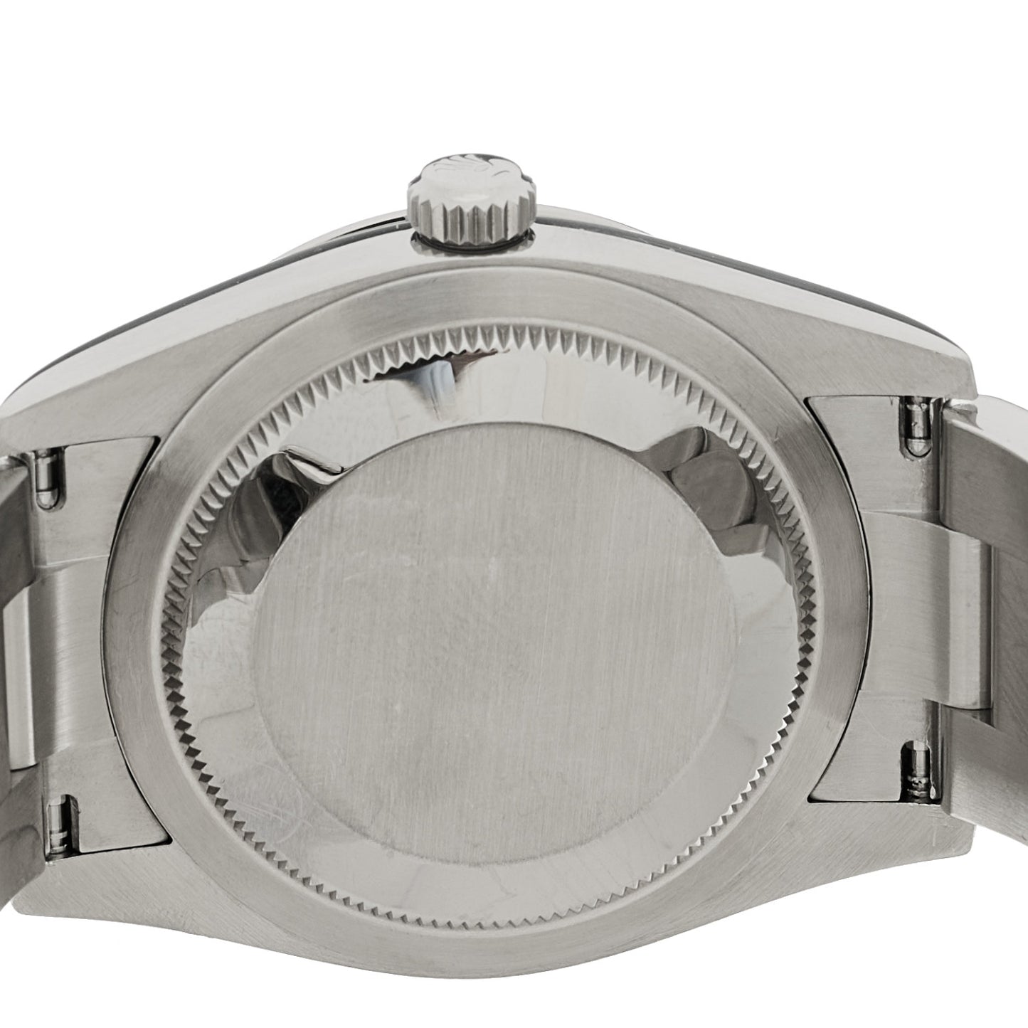 Stainless Steel 34mm Oyster Perpetual Watch Bright Blue 124200