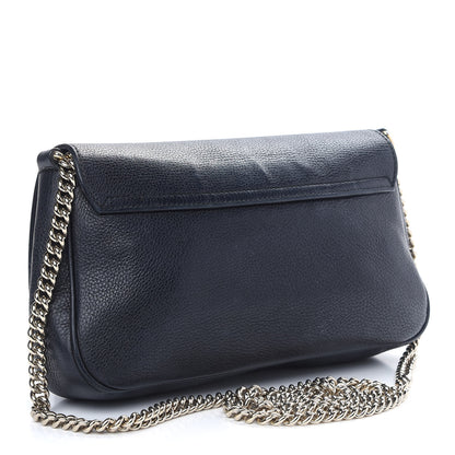 Gucci Pebbled Calfskin Medium Soho Flap Crossbody Black 2 of 8