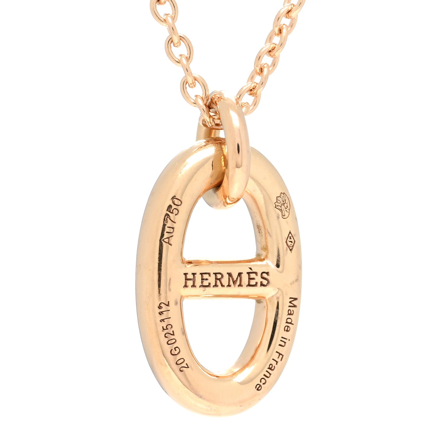 Hermes 18K Rose Gold PM Farandole Pendant Necklace 5 of 5