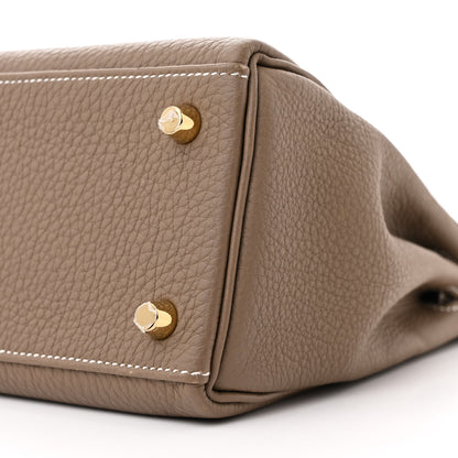 Hermes Togo Kelly Retourne 25 Etoupe 10 of 10