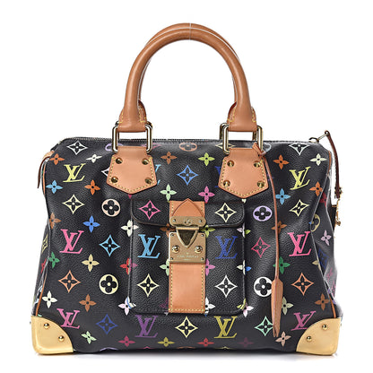 Louis Vuitton Monogram Multicolor Speedy 30 Black 1 of 14