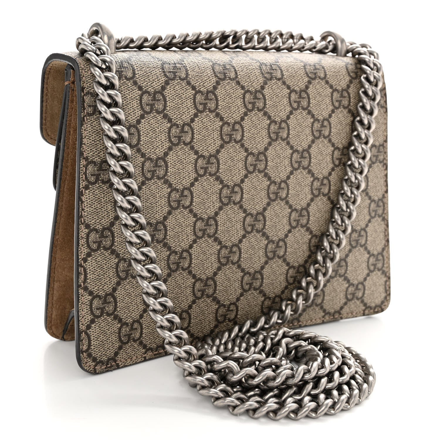 Gucci GG Supreme Monogram Mini Dionysus Shoulder Bag Taupe 3 of 11