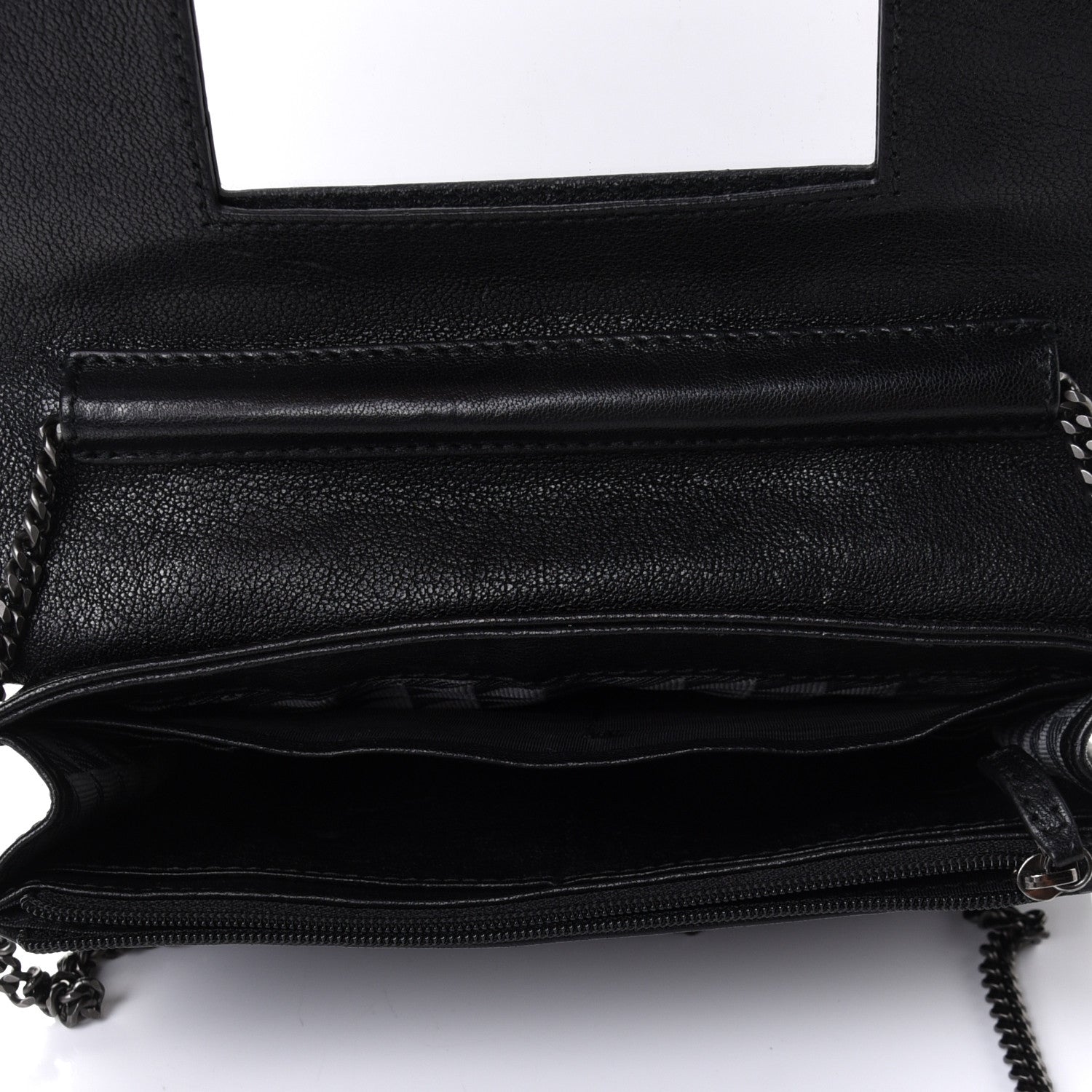 Proenza Schouler Lambskin PS1 Large Chain Wallet Black 8 of 8