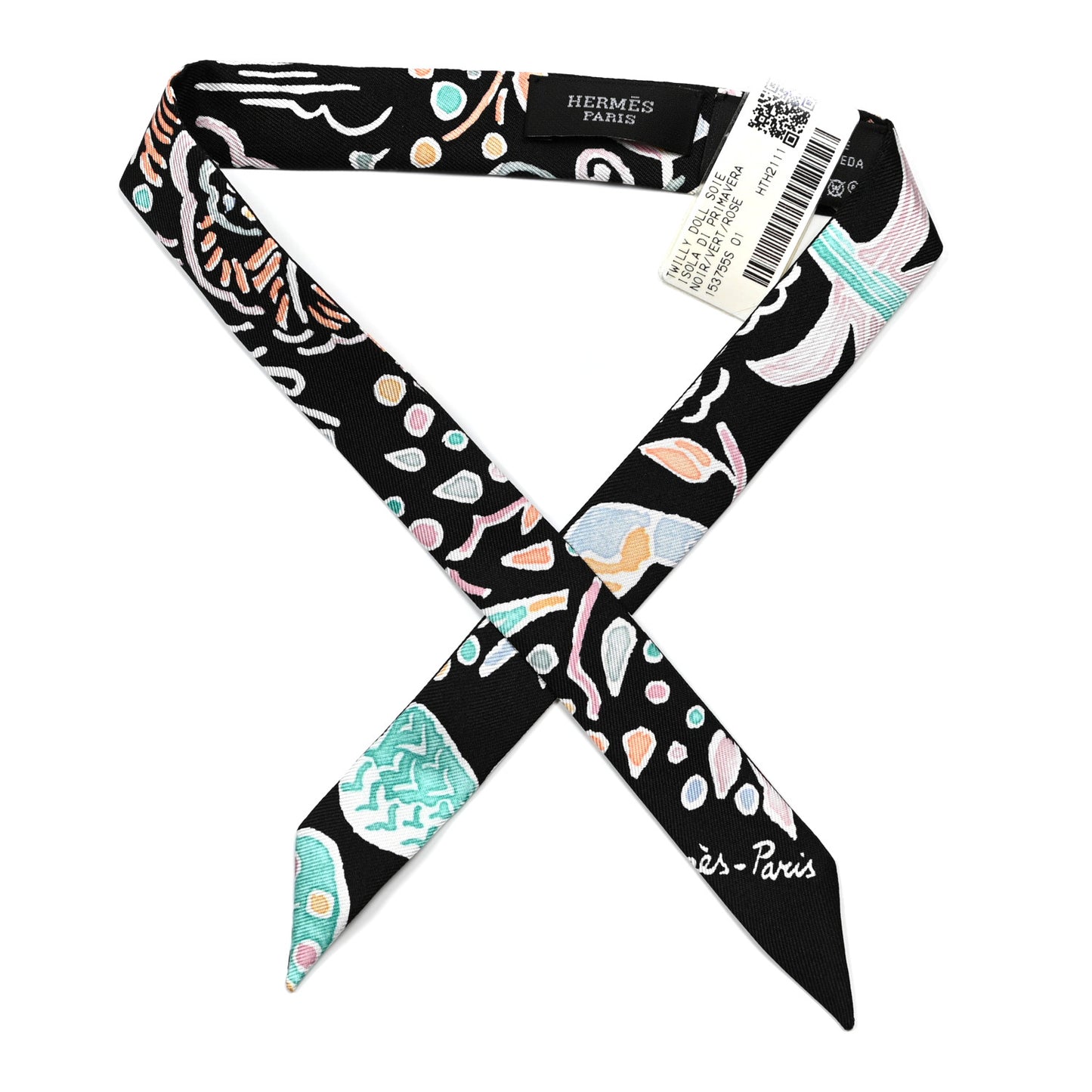 Silk Isola Di Primavera Doll Twilly Black Vert Rose