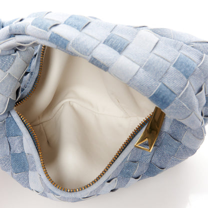 Bottega Veneta Nappa Denim Effect Intrecciato Mini Jodie Denim 6 of 12