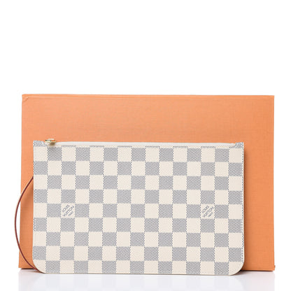 Louis Vuitton Damier Azur Neverfull MM GM Pochette 8 of 8