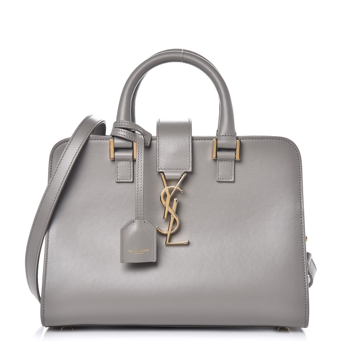 Calfskin Monogram Baby Cabas Fog