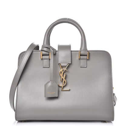Saint Laurent Calfskin Monogram Baby Cabas Fog 1 of 7