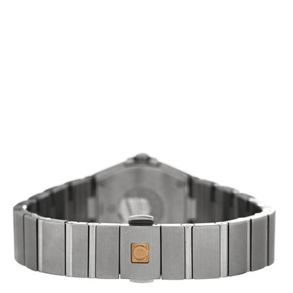 Omega Stainless Steel Diamond Bezel 24mm Constellation Quartz Watch Blue 123.15.24.60.03.001 3 of 5