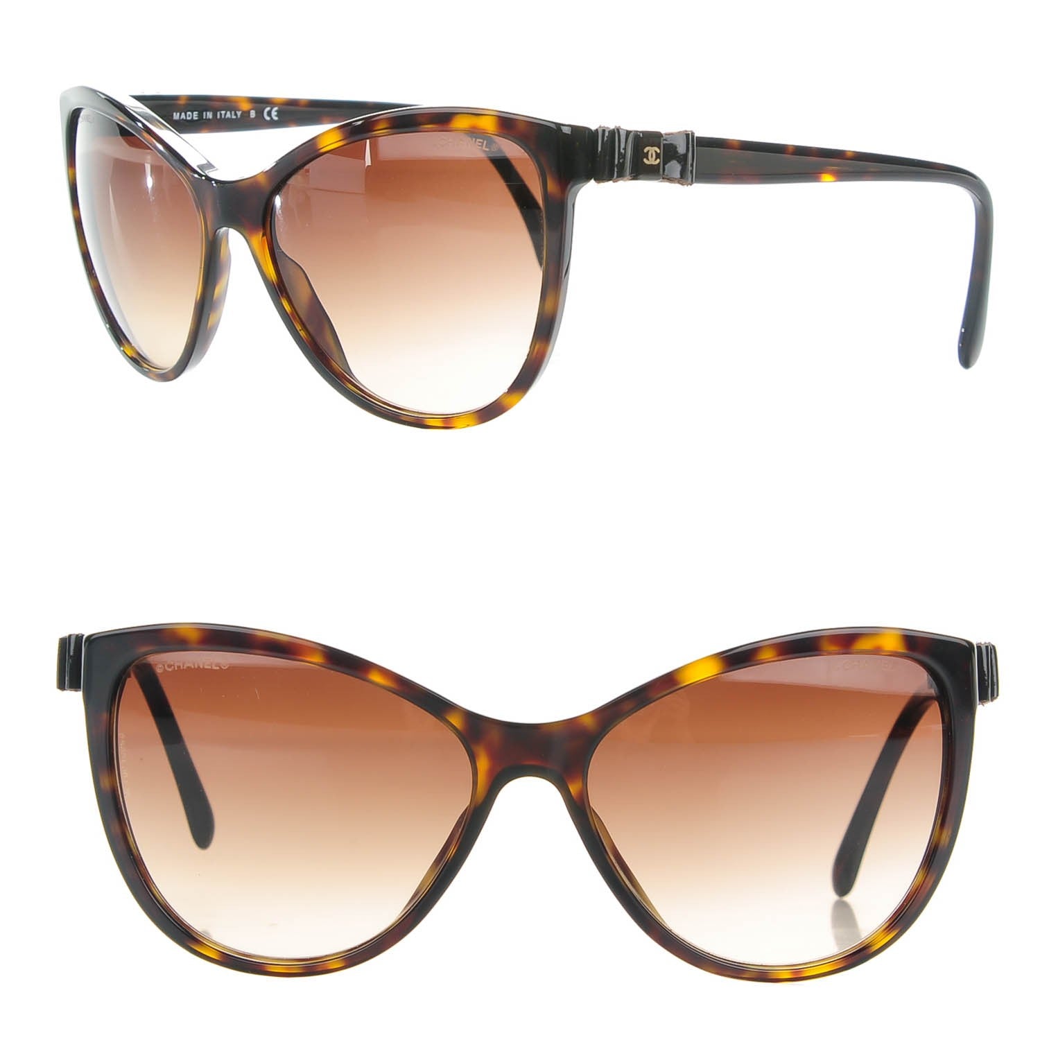 Chanel Butterfly Charms Sunglasses 5281-Q Tortoise 1 of 6