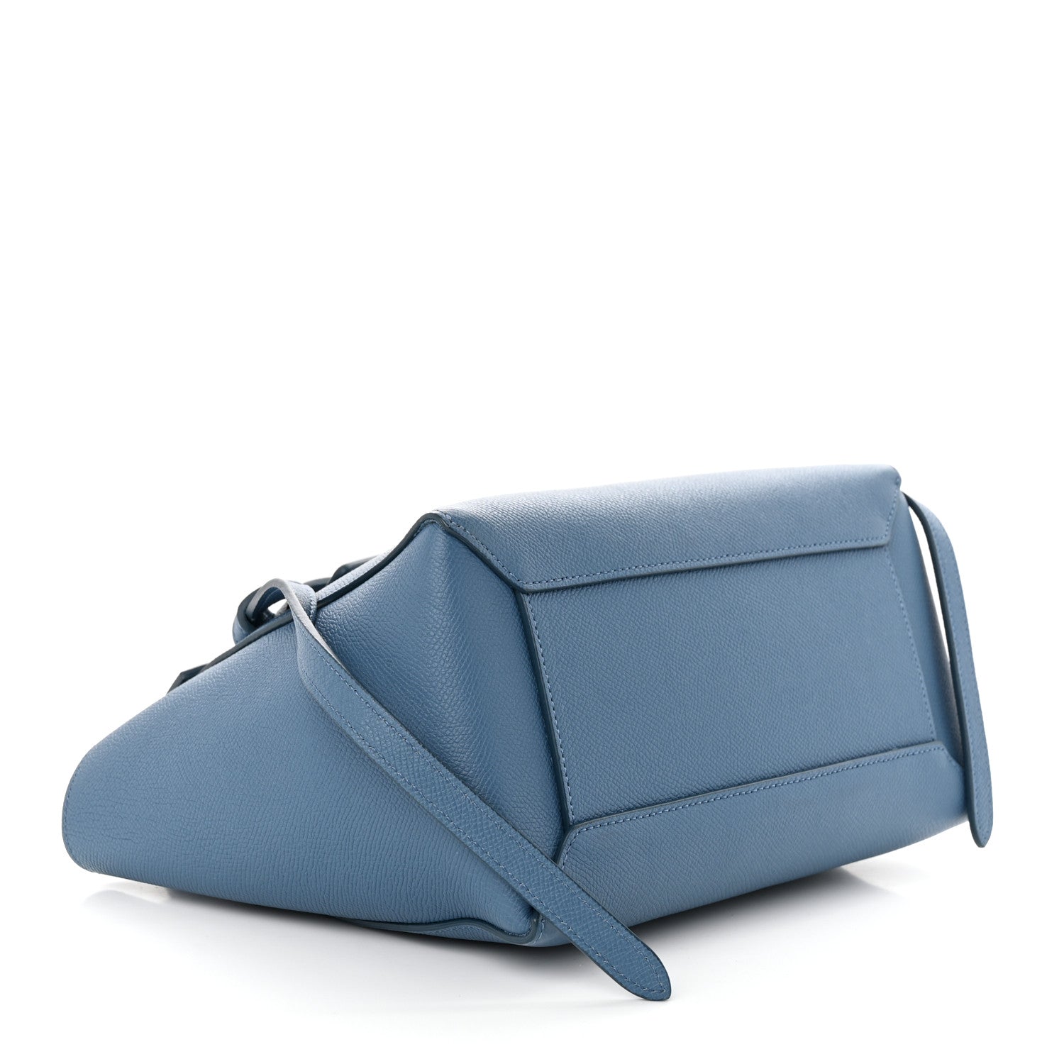 Celine Grained Calfskin Micro Belt Bag Washed Blue 4 of 11