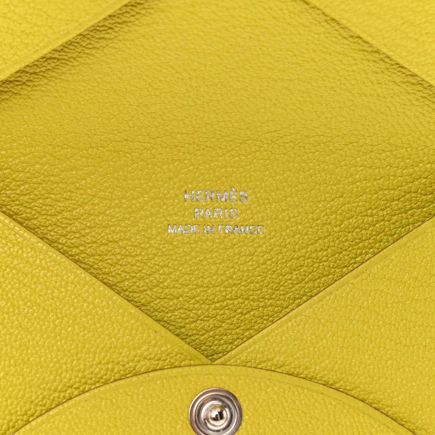Chevre Mysore Calvi Card Case Lime