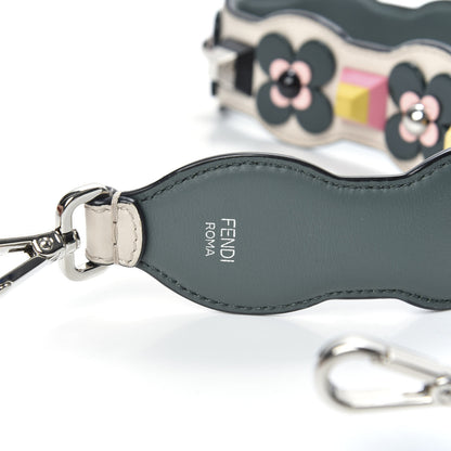 Fendi Vitello Dolce Plexiglass Flowerland Studded Strap You Camelia Multicolor 4 of 6