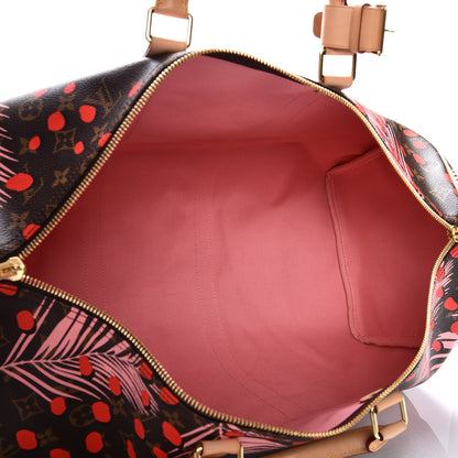 Louis Vuitton Monogram Jungle Dots Keepall Bandouliere 50 Sugar Pink Poppy 6 of 9