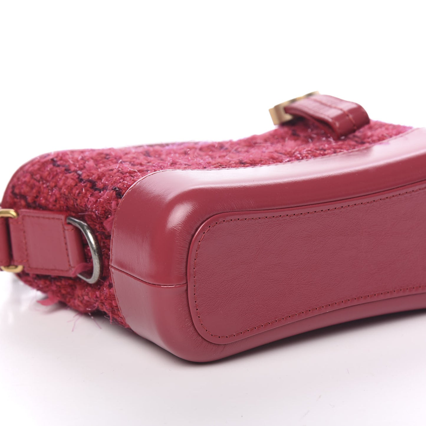 Tweed Calfskin Small Gabrielle Hobo Pink