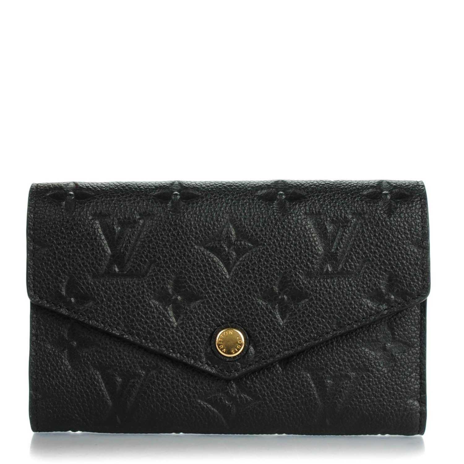 Louis Vuitton Empreinte Compact Curieuse Wallet Black 1 of 7
