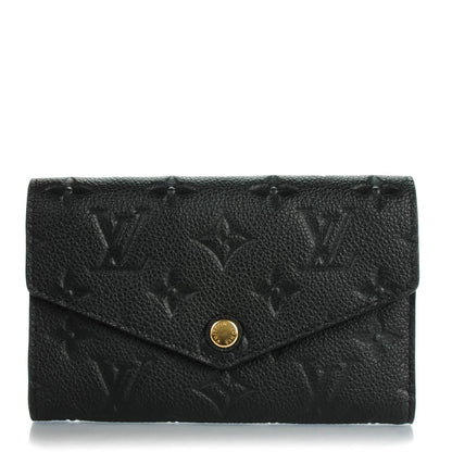 Louis Vuitton Empreinte Compact Curieuse Wallet Black 1 of 7