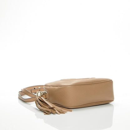 Gucci Pebbled Calfskin Small Soho Disco Bag Rose Beige 4 of 7