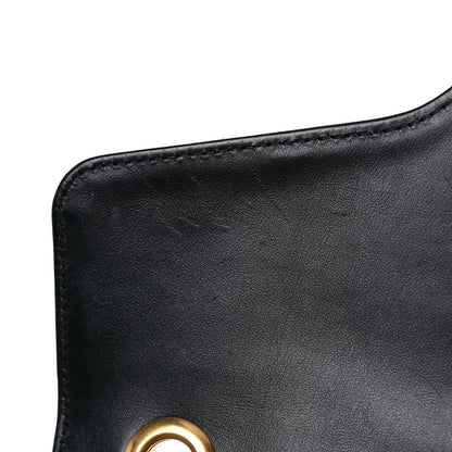 Gucci Calfskin Matelasse Medium GG Marmont Shoulder Bag Black 15 of 21