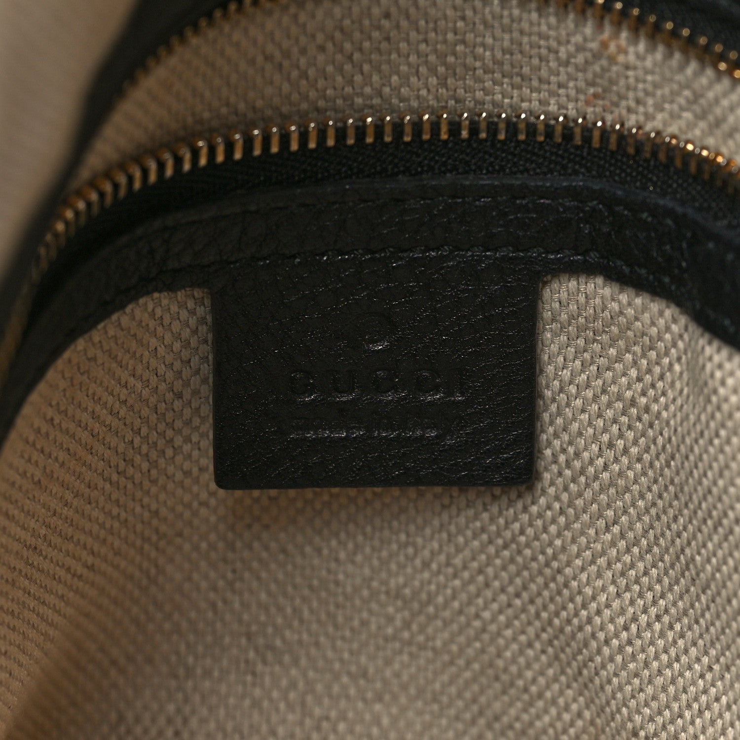 Gucci Pebbled Calfskin Medium Soho Bowler Black 6 of 11